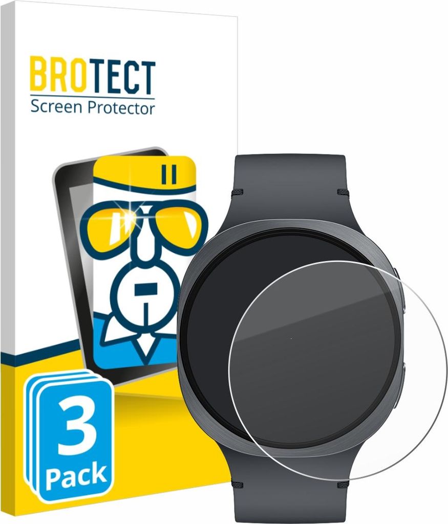 3x BROTECT Schutzglas für Samsung Galaxy Watch 8 (44 mm) Produktbild 