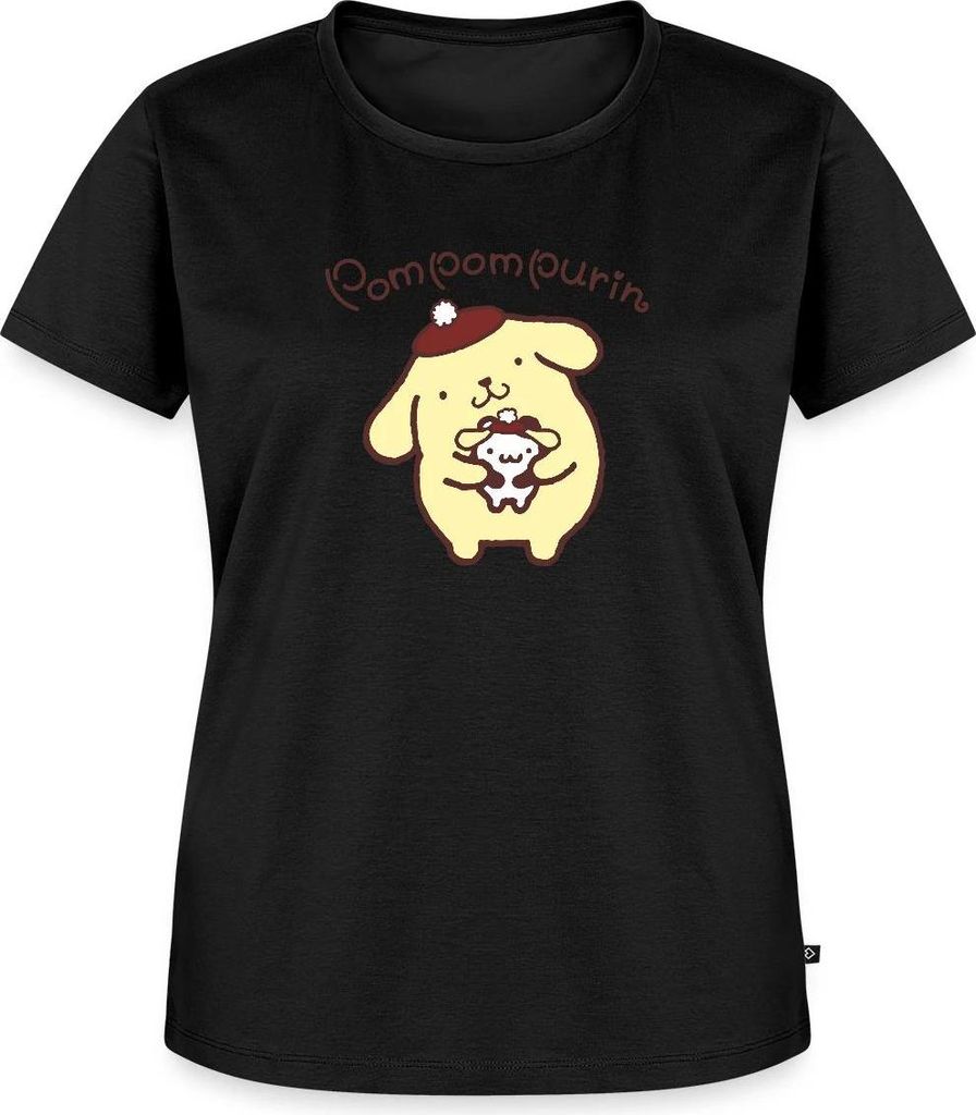 Spreadshirt Pompompurin & Muffin Verkleidet Frauen Premium T-Shirt, S, Schwarz