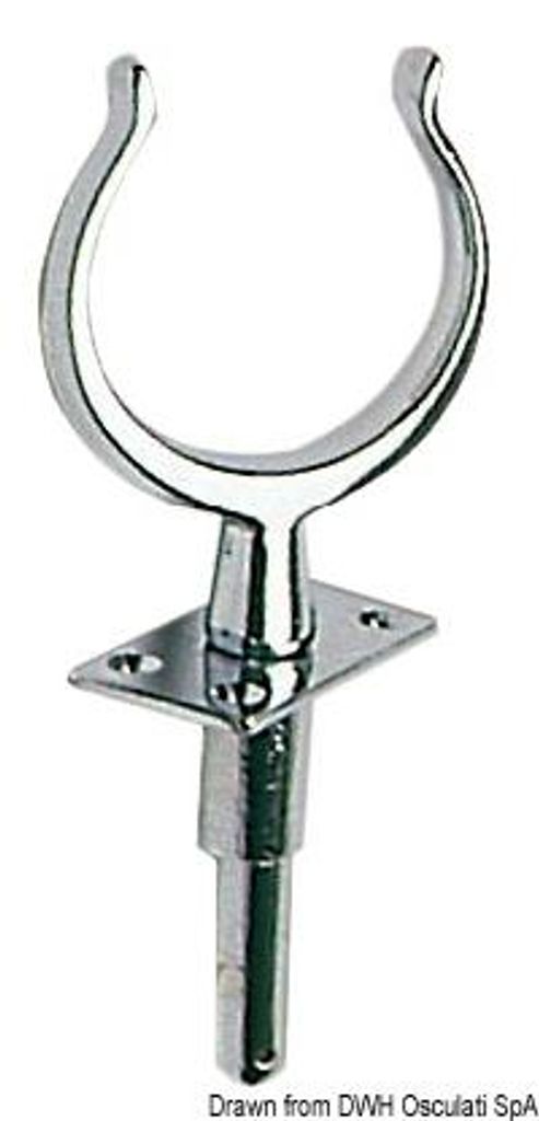 Verchromt Messing rowlock 12 mm Osculati 34.170.11