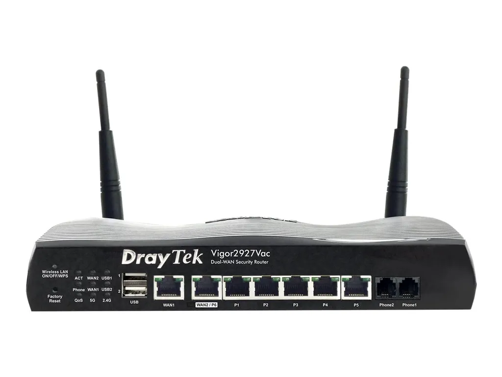 DrayTek Vigor 2927Vac : Routeur PME avec VoIP, Dual-WAN et VPN