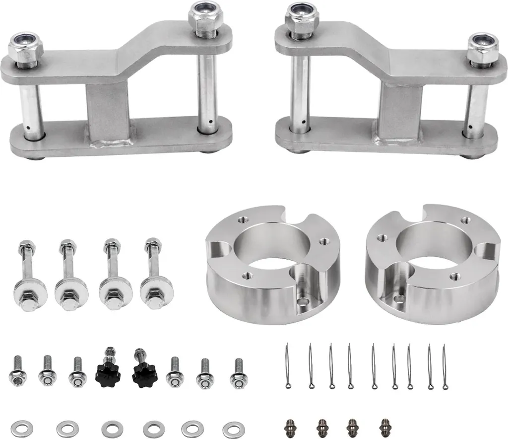 Kit de levage avant 2.5 et arrière 2 pouces en aluminium T6 Billet