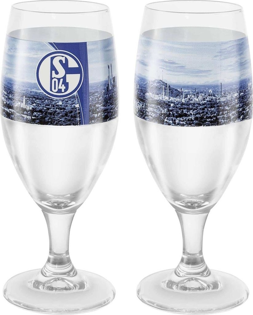FC Schalke 04 S04 Pilsglas 2er-Set