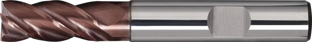 Fresa 5mm VHM TiAlN DIN 6527 L - Alta Velocità 4 Taglienti