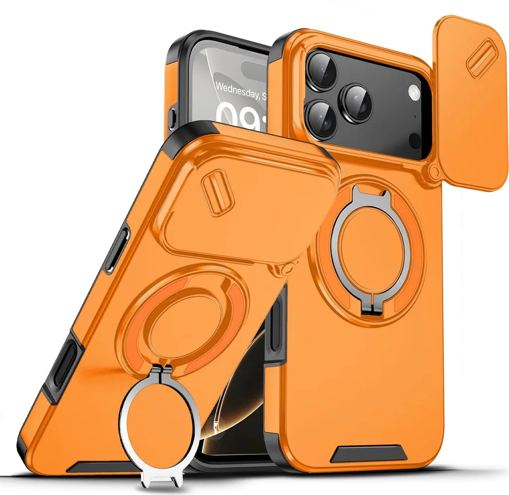 Custodia iPhone 17 Pro Max Rugged Arancione: Pronto per l'Avventura