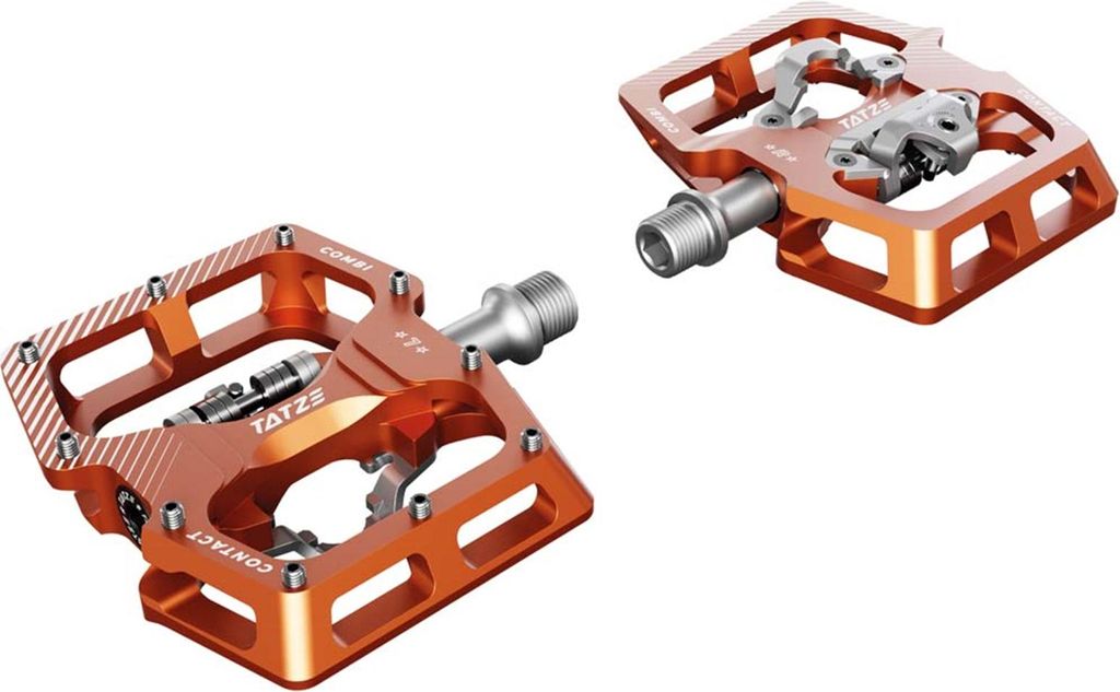 Tatze Hybridpedal CONTACT COMBI orange (ART082) Produktbild 