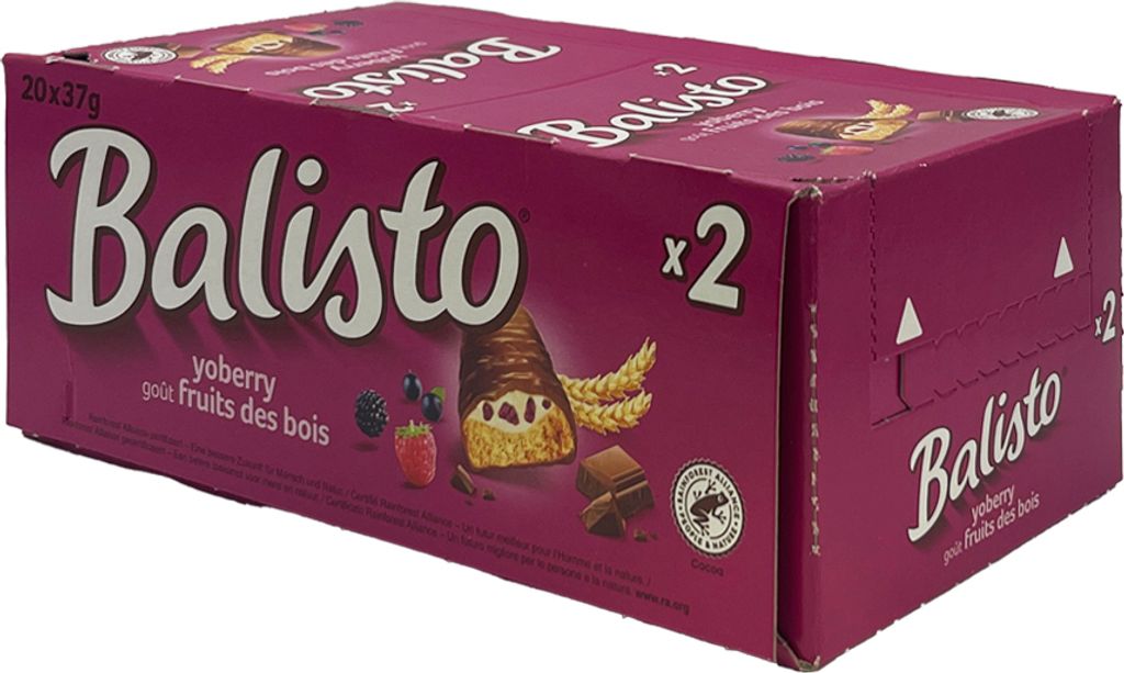 Balisto Riegel Joghurt-Beeren-Mix (violett), Kiste mit 20x Produktbild 