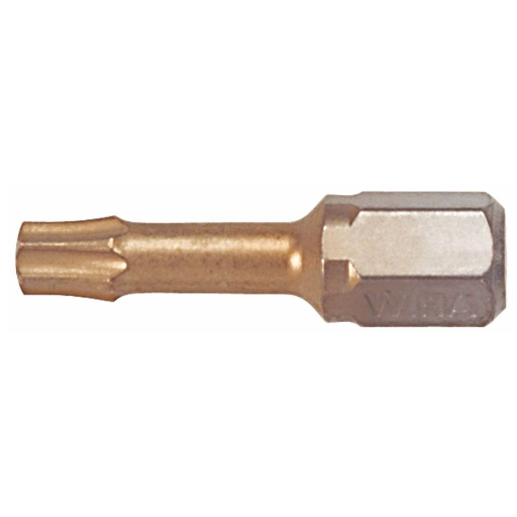Wiha TiN Torsions Bit, TX, TiN, Länge: 25mm, Form C 6,3 T 15