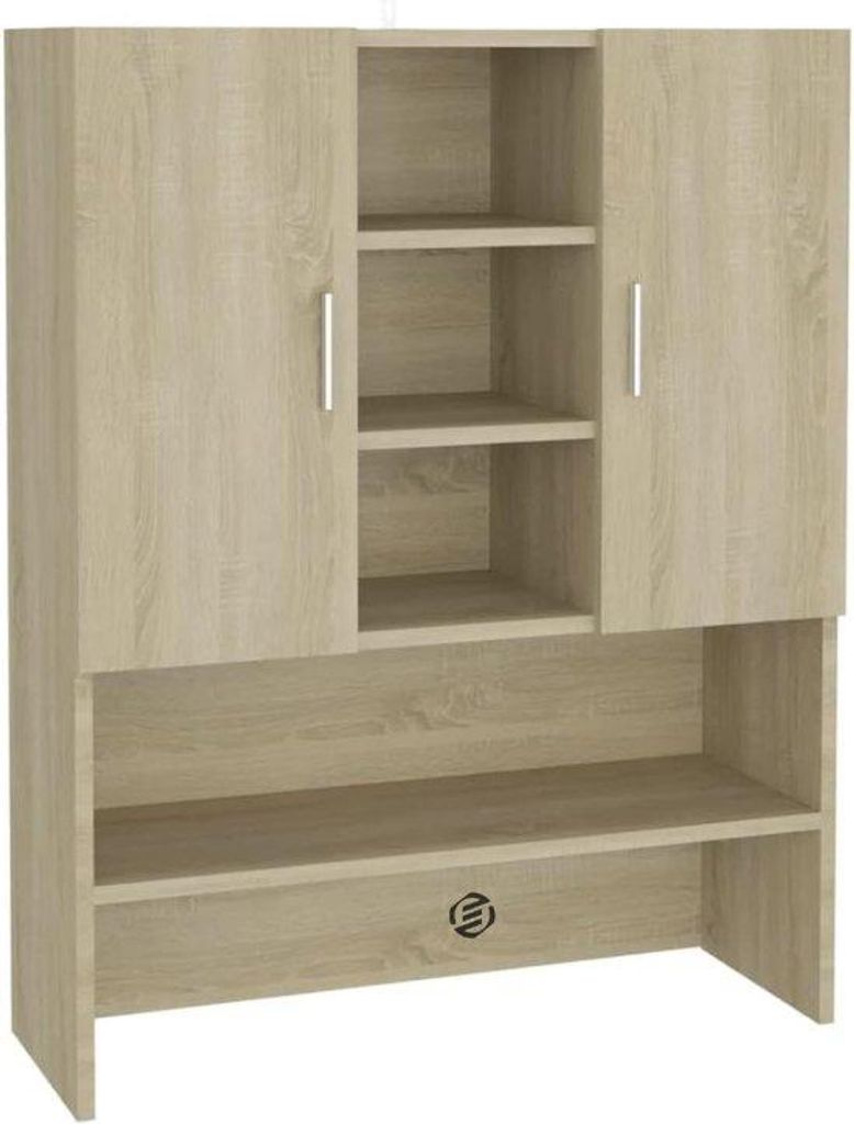 Waschmaschinen Schrank Weiss Holz