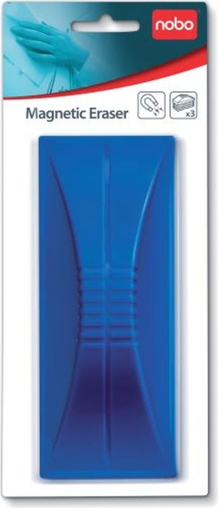 Nobo - Whiteboard Wischer Nobo Magnetic Refillable Blue | Blasen Sie ein 1 Stück | 10 Stück