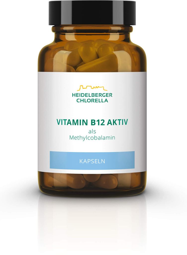 Heidelberger Chlorella Vitamin B12 aktiv Kapseln, 60 St. Kapseln