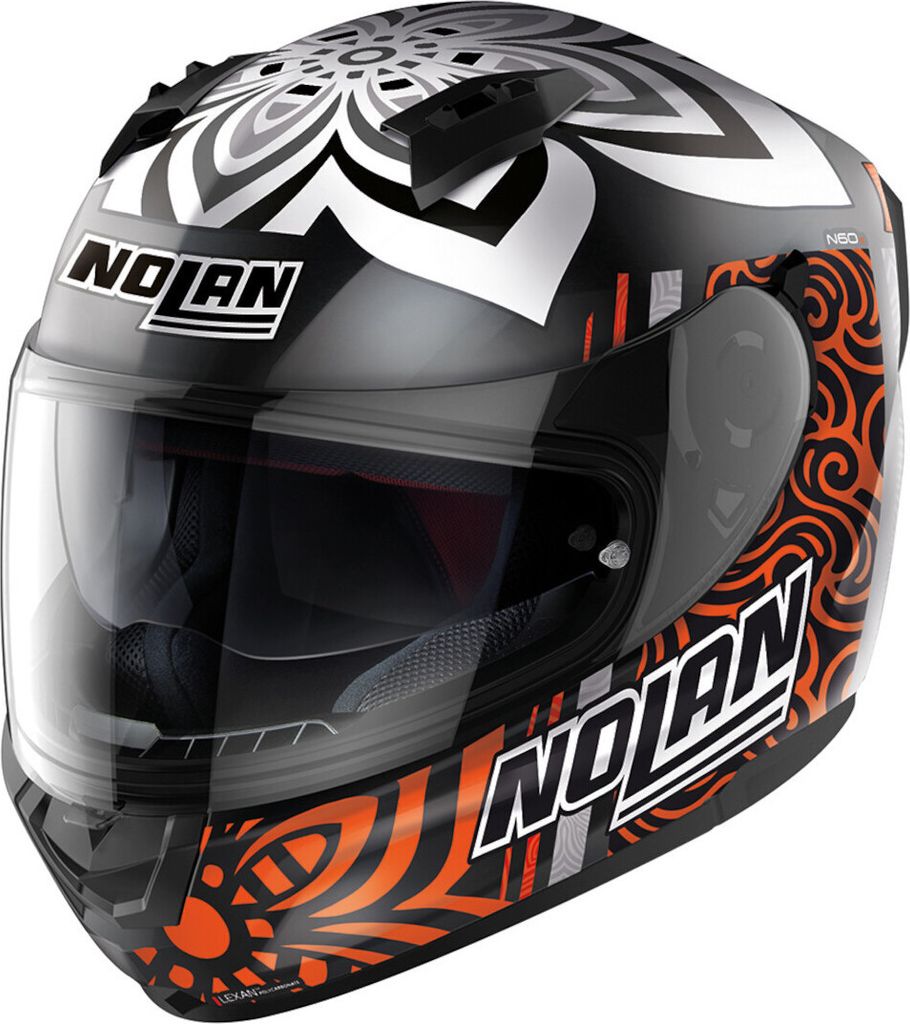 Nolan N60-6 Gemini Replica A.Canet Helm, schwarz matt/orange, M (58)
