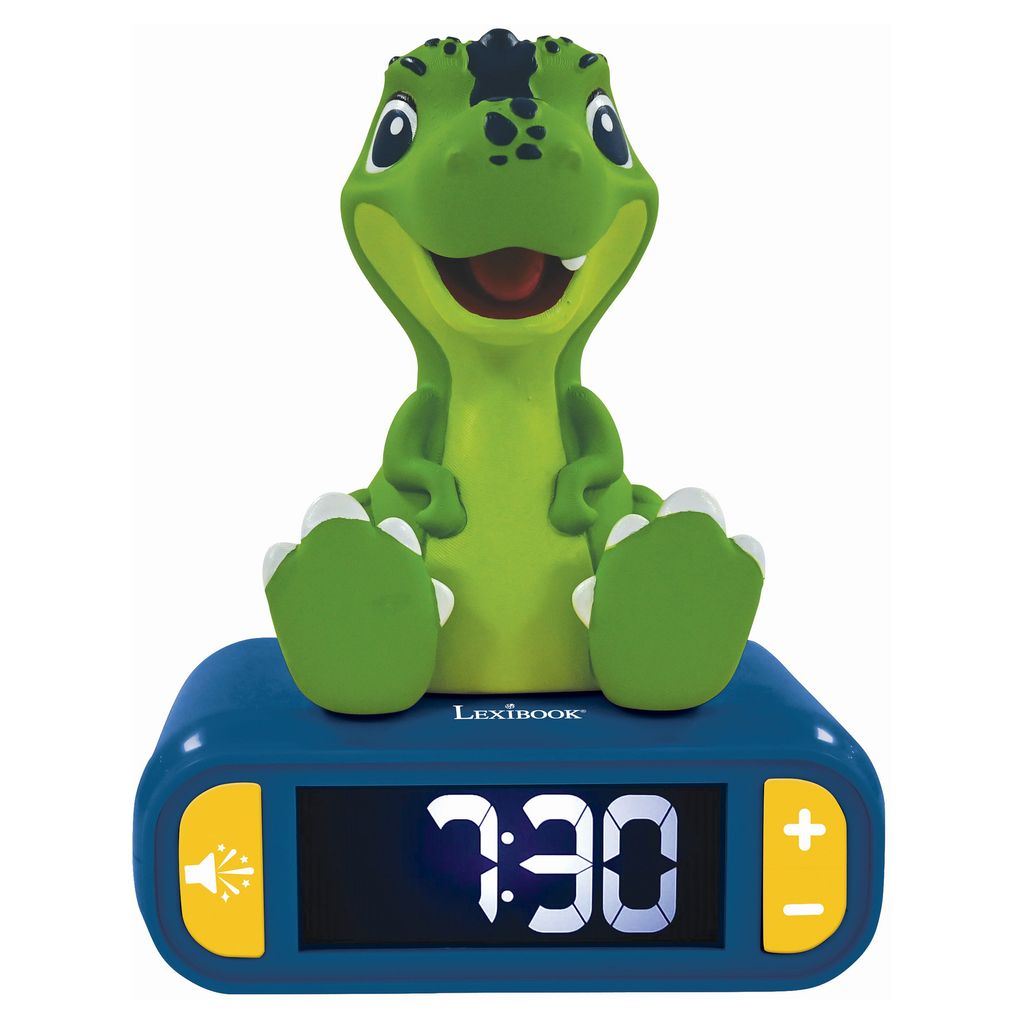 Lexibook Budzik z nocnym podświetleniem 3D Dinozaury Zdjęcie produktu 