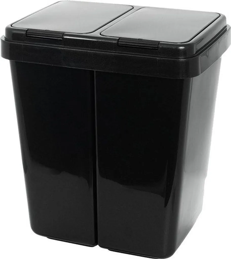 Bac de tri 50L étanche et robuste, conteneur plastique multifonction