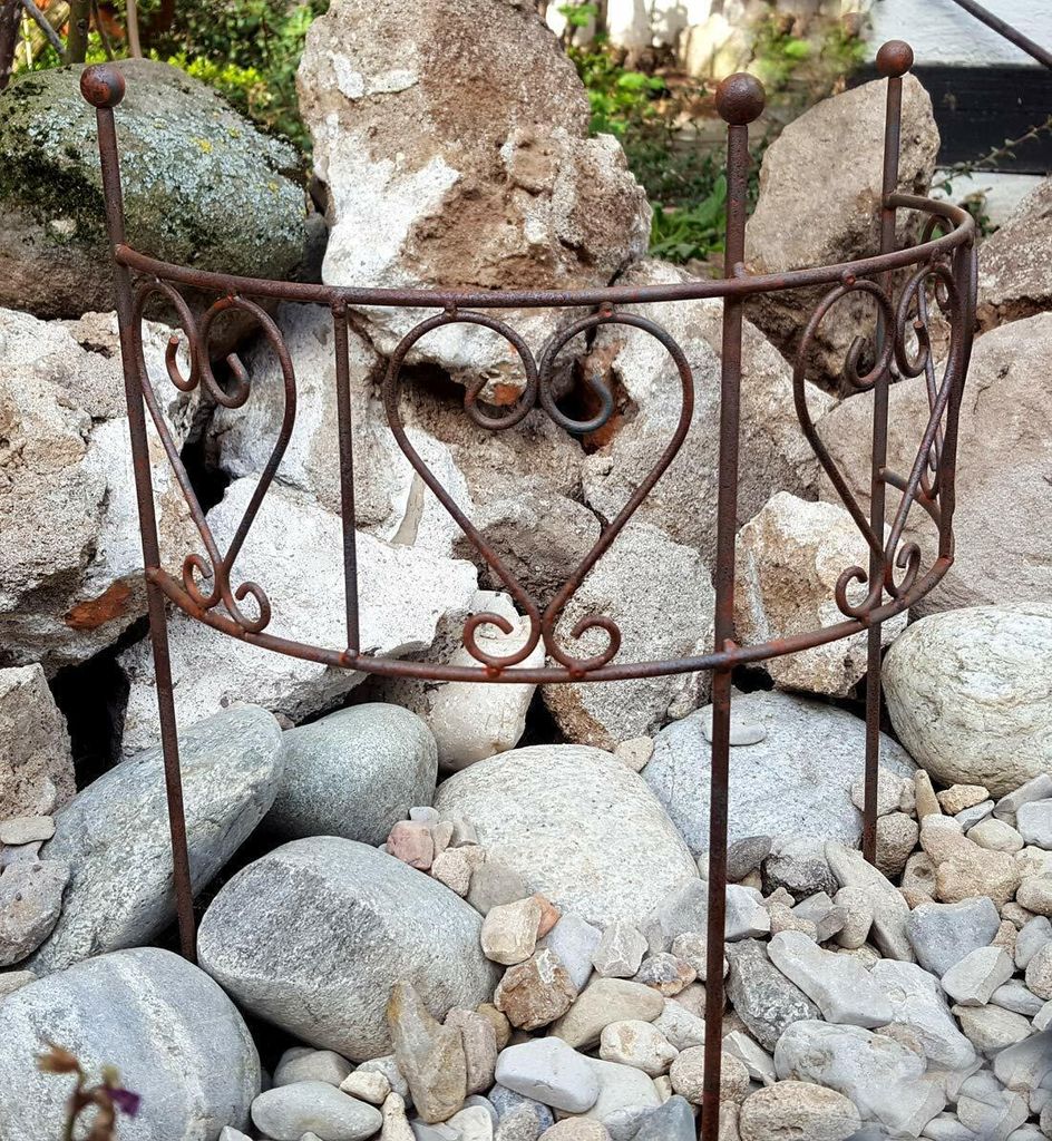 Rost Rankgitter "Staudenhalter" 41x20xH72cm Rankhilfen