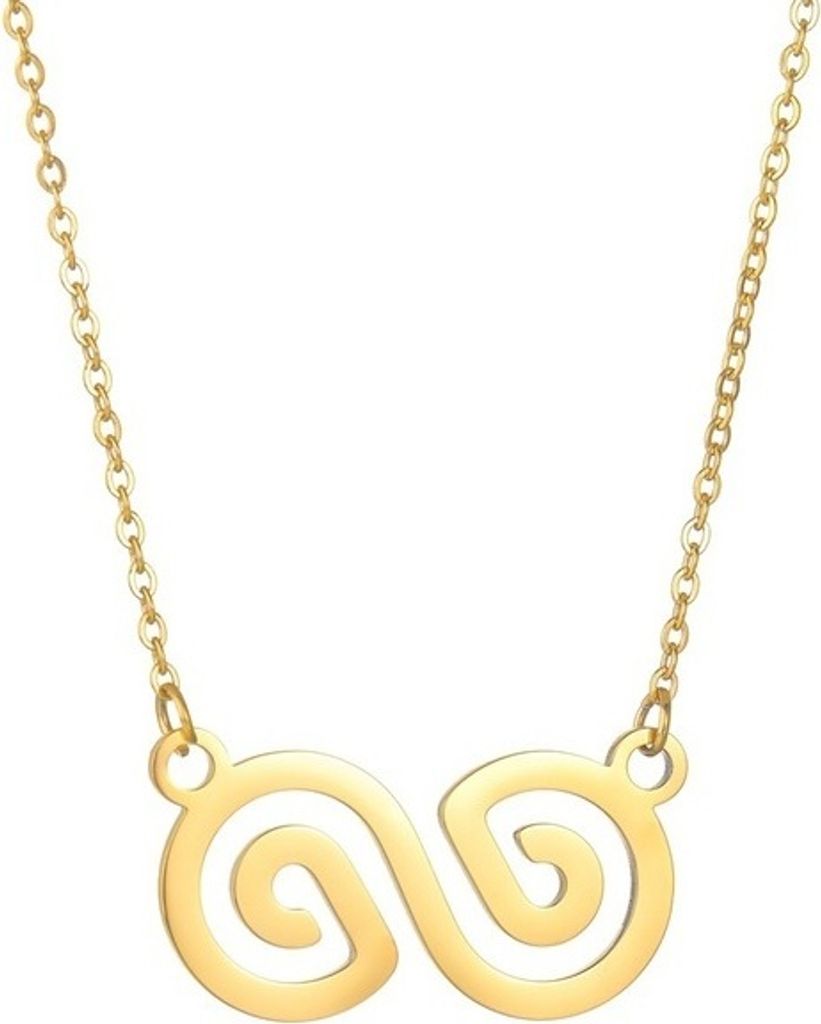 Collier ES-21092 en Or - Élégance et Confort KP21092 Image du produit 