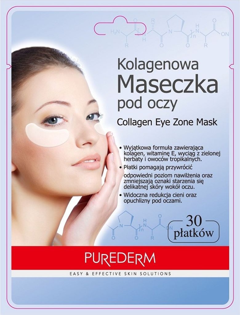 Purederm Kollagen Augenpads - 30 Stck Intensivpflege fr Produktbild 