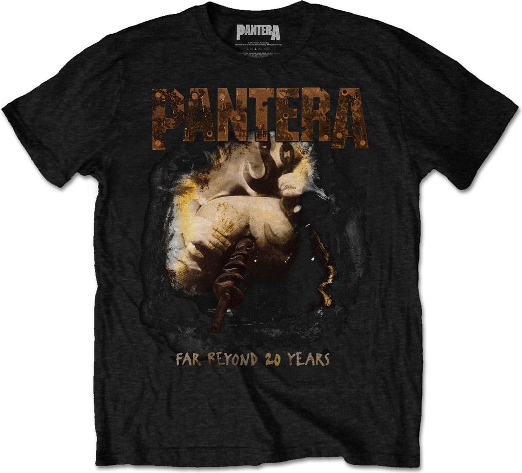 Pantera - "Original Cover" T-Shirt für Herren/Damen Uni RO7813 (XL) (Schwarz)