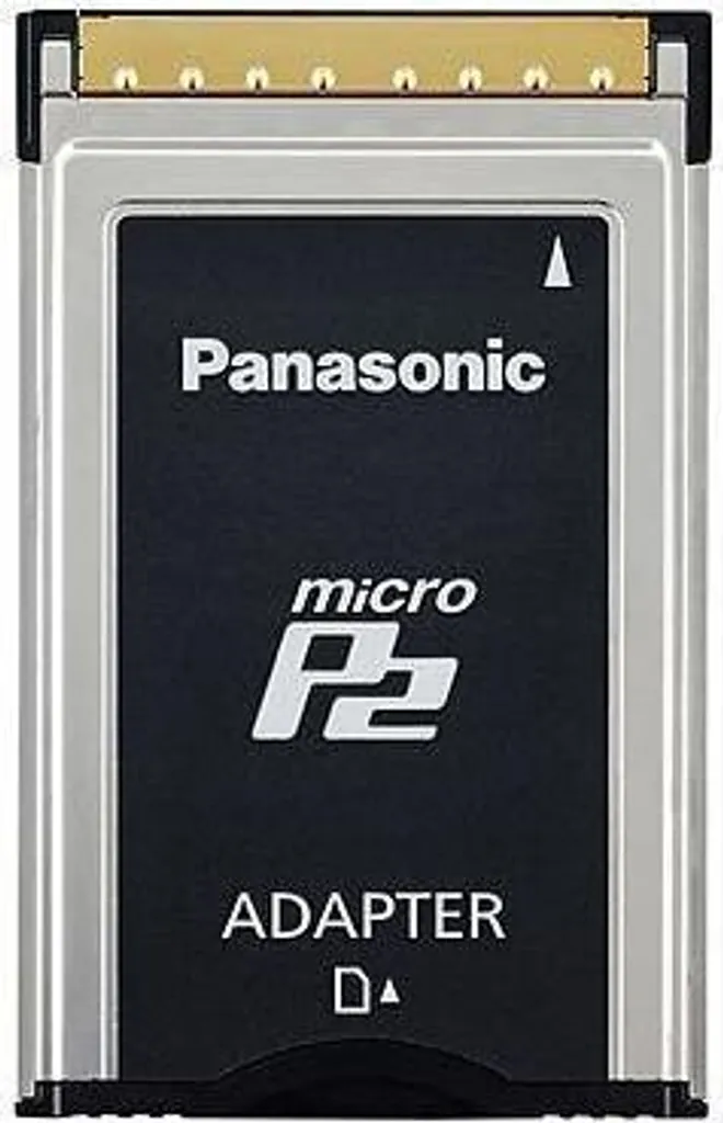 Adaptateur Panasonic AJ-P2AD1G pour carte microP2 et mémoire flash
