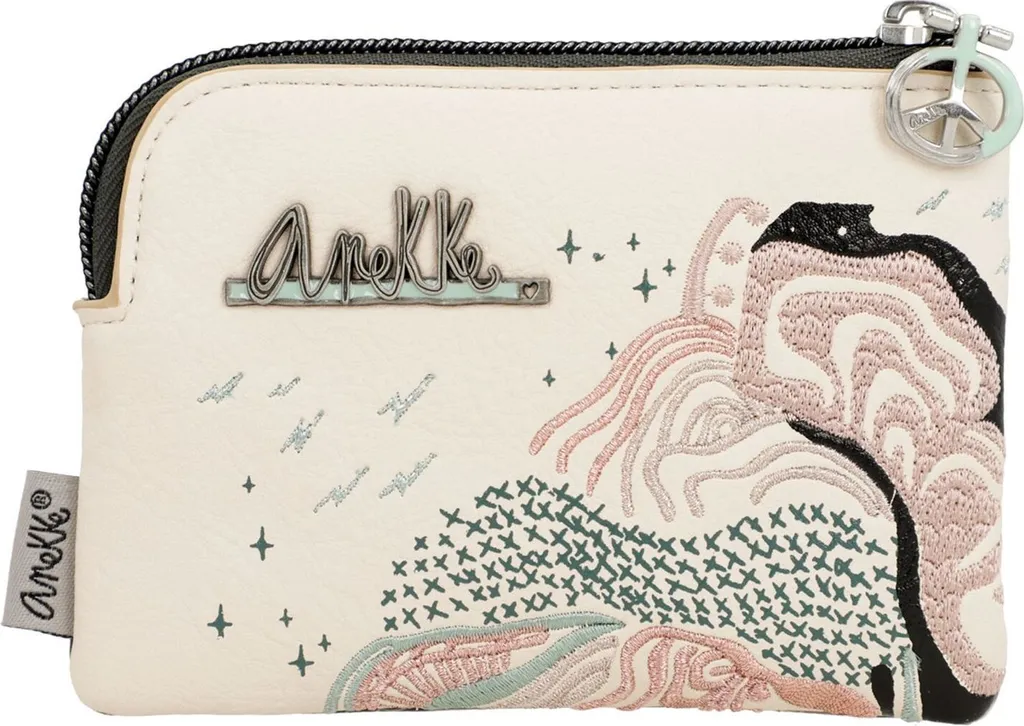 Anekke portafoglio Peace & Love Psicodelic Coin Purse Multicolor multicolore