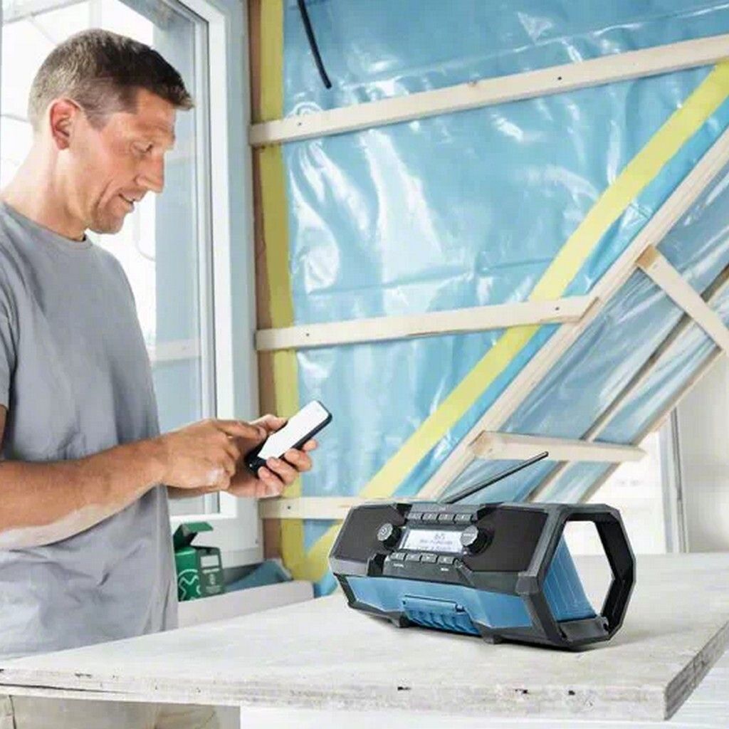 Bosch GPB 18V-2 SC Professional Akku-Baustellenradio Obrázok produktu 7