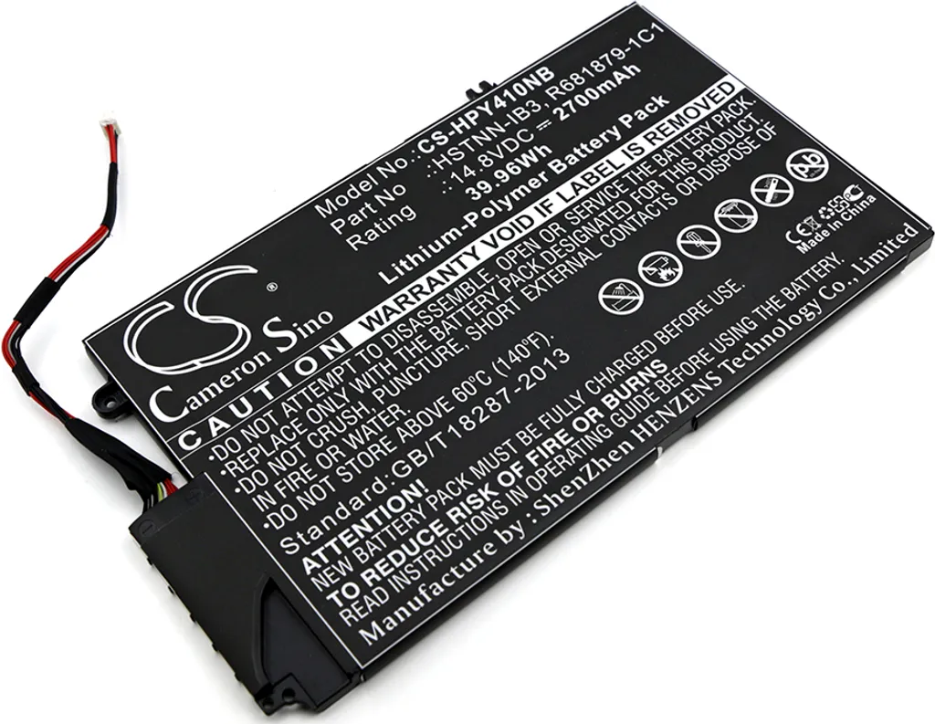 Batteria Sostitutiva TECHTEK EL04XL per HP Envy 4 | 52Wh 14.8V