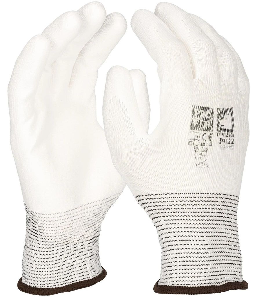 PU Handschuh "Perfect",weiß 9 (Packung à 12 Paar)