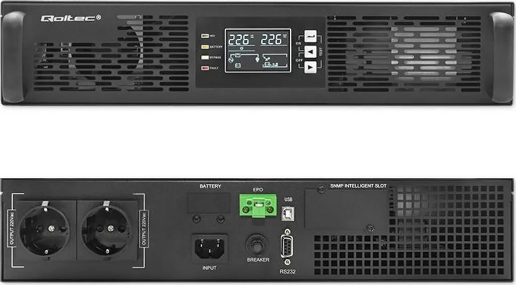 Onduleur Serveur Rack 1kVA Solution Alimentation Ininterrompue 1000W - 8