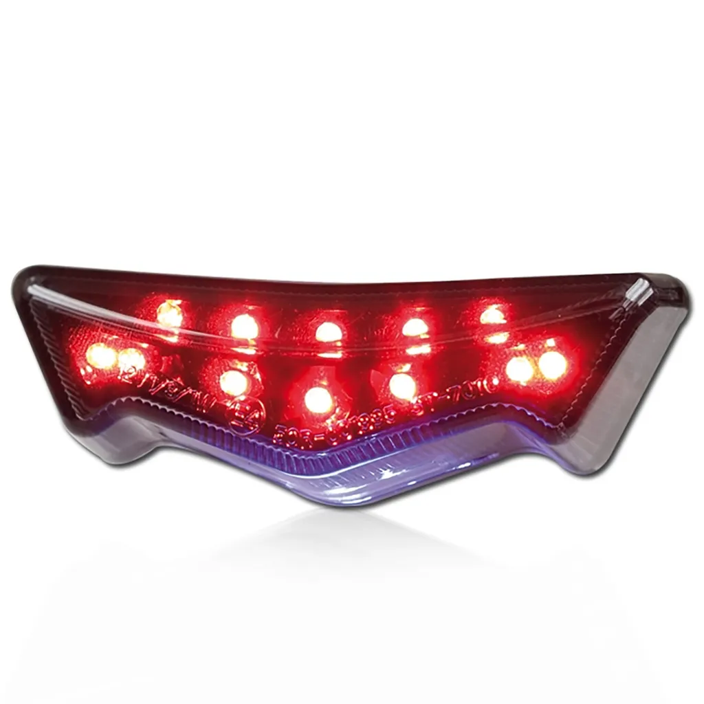 Fanale LED Joker Oscurato Moto Custom | Luce Targa Integrata E-Mark