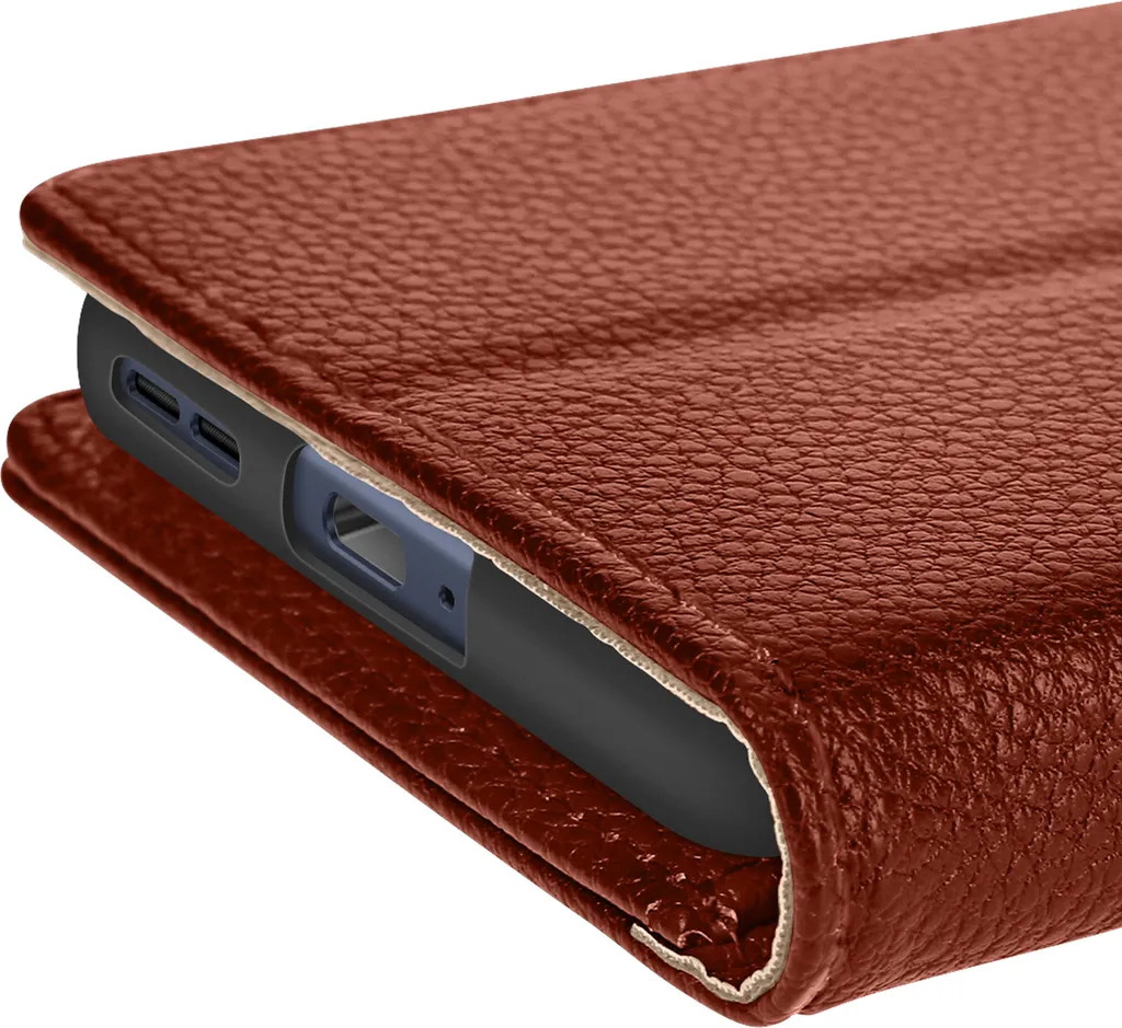 Custodia Motorola Edge 60 Fusion Avizar Wallet Marrone - Protezione Top Custodia Motorola Edge 60 Fusion Avizar Wallet Marrone - Protezione Top