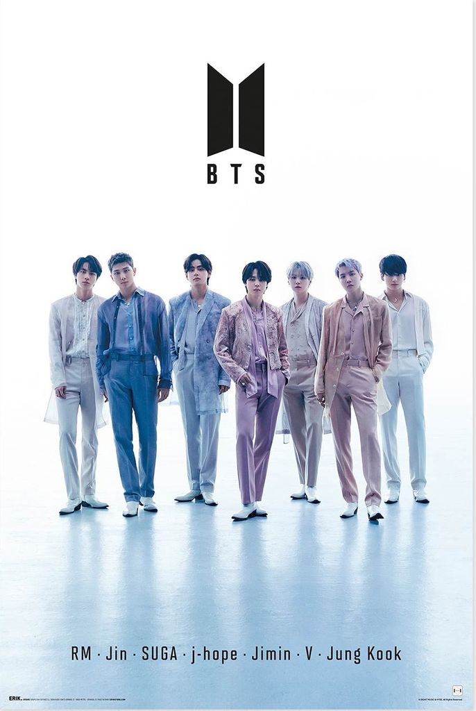 MB 62 - BTS - Group - Poster 61x91,5 cm Produktbild 