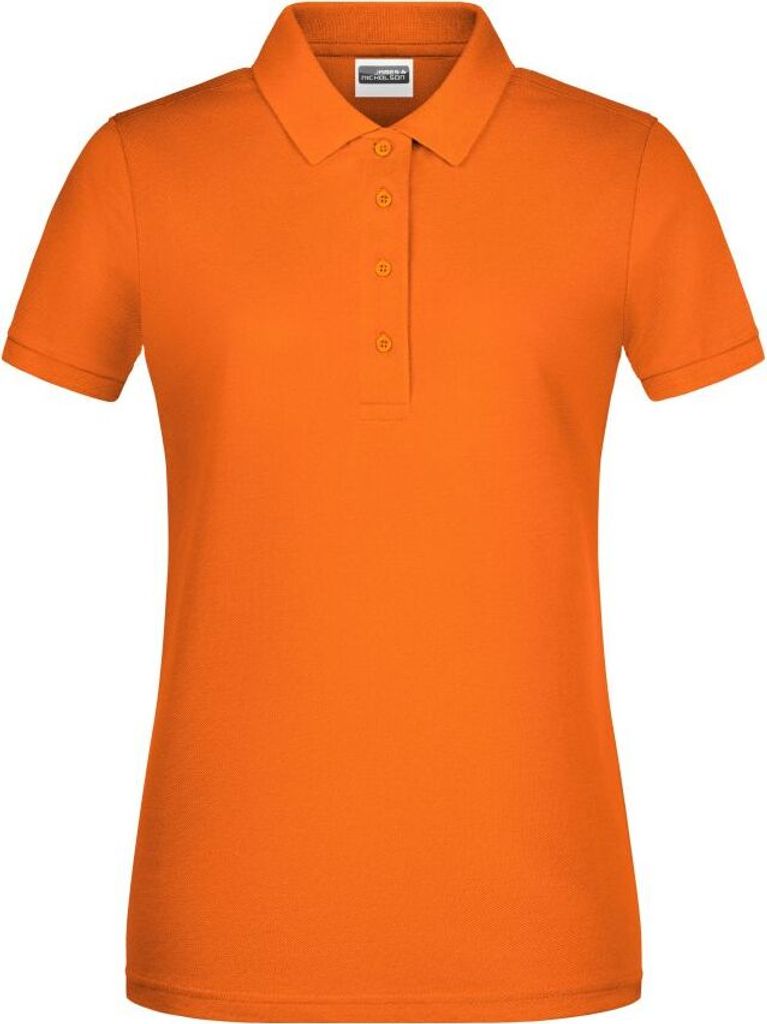 Ladies' Basic Polo Klassisches Poloshirt orange, Gr. L