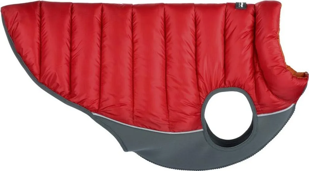 Red Dingo Dog Coat Puffer 45cm Rosso Arancione | Neoprene Impermeabile
