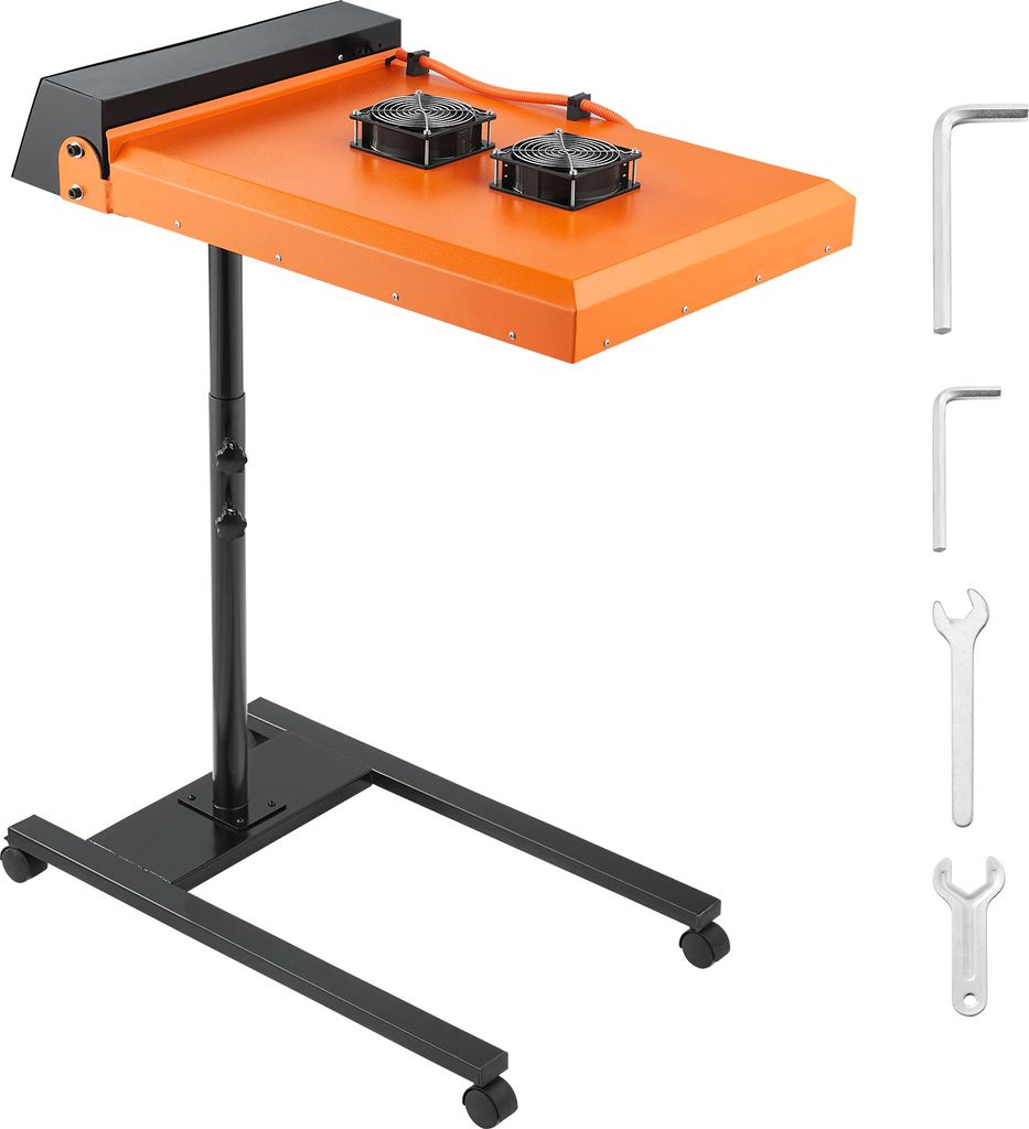 SucceBuy Blitztrockner, 6000 W, 19 x 21 Zoll, automatischer Infrarot-IR-Siebdrucktrockner, Doppellüfterkühlung, höhenverstellbar, T-Shirt-Härtu...