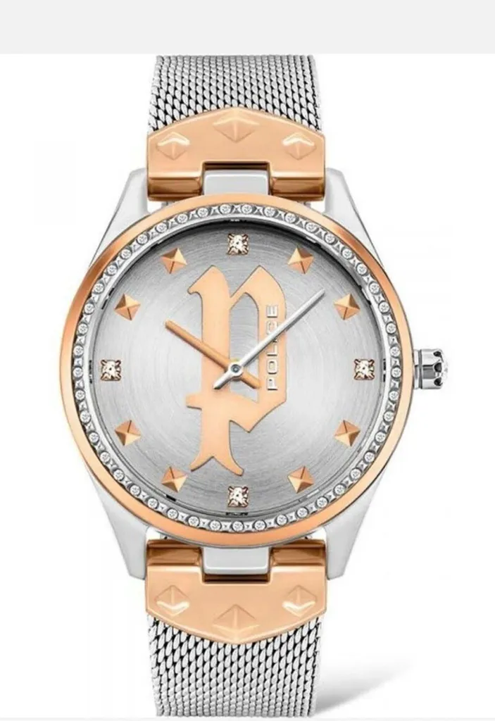 Orologio Police PL16029MSTR13 Donna Pongua Silver Mesh - Prezzo Offerta