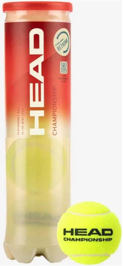 Head Kampioenschap Tennisballen 4-pack Productafbeelding 