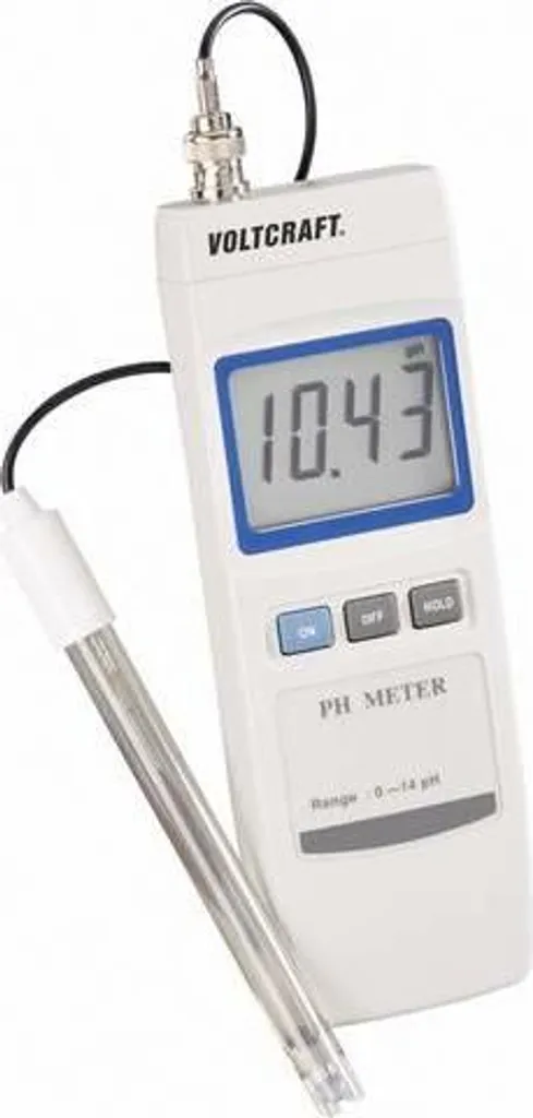 Testeur de pH électronique Voltcraft PH-100 avec compensation thermique