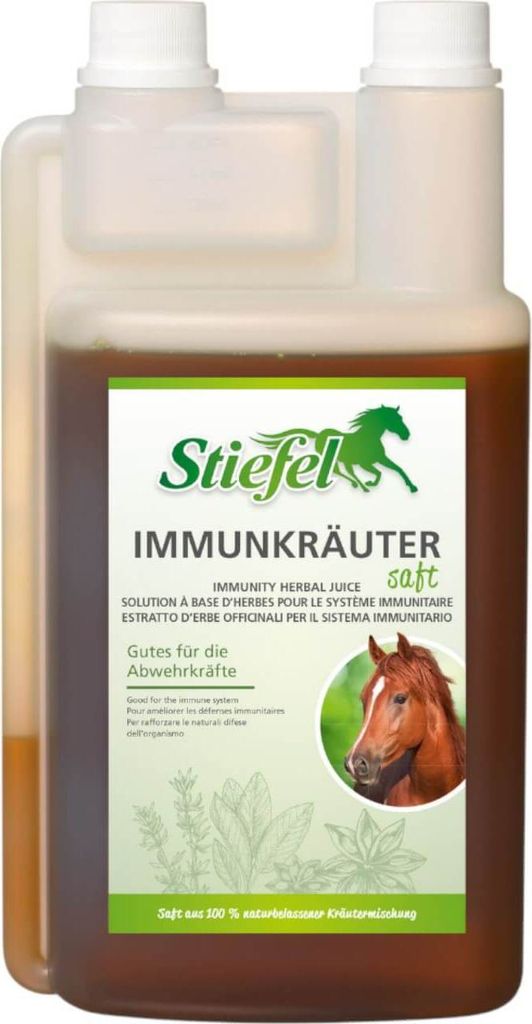 Stiefel Immunkräutersaft Pferd Nahrungsergänzung Produktbild 