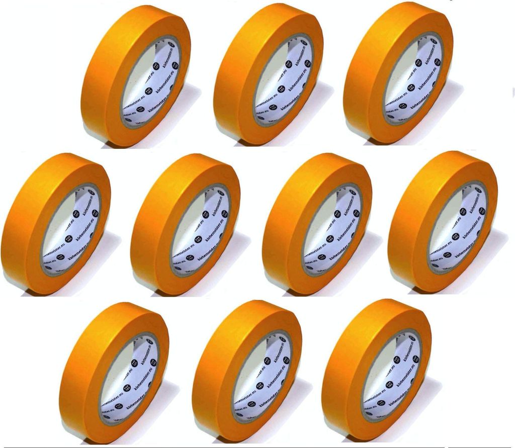 klebemeister 10x Rollen | 30mm x 50m Abdeckband für Maler Produktbild 10