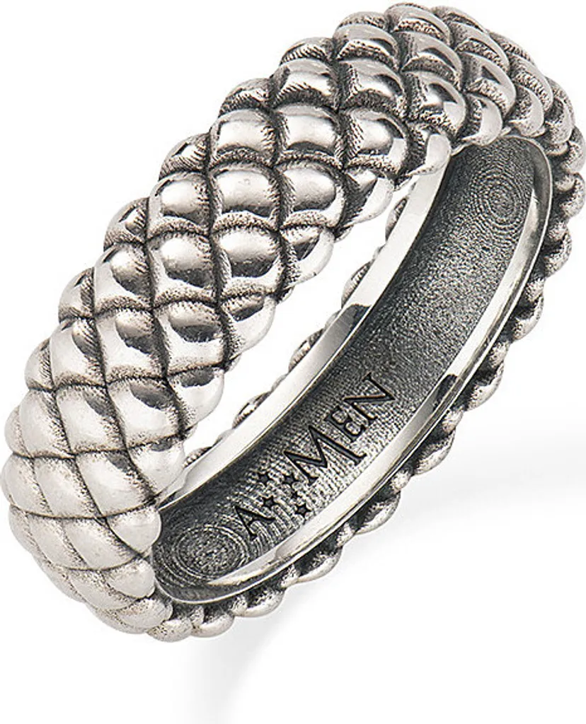 Amen Anello Hipster Argento 925 Misura 24 - Must-Have Gioielli Donna