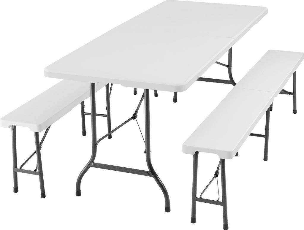 TecTake 404527, Bílá, 4 sedadlo/sedadel Obrázek produktu 