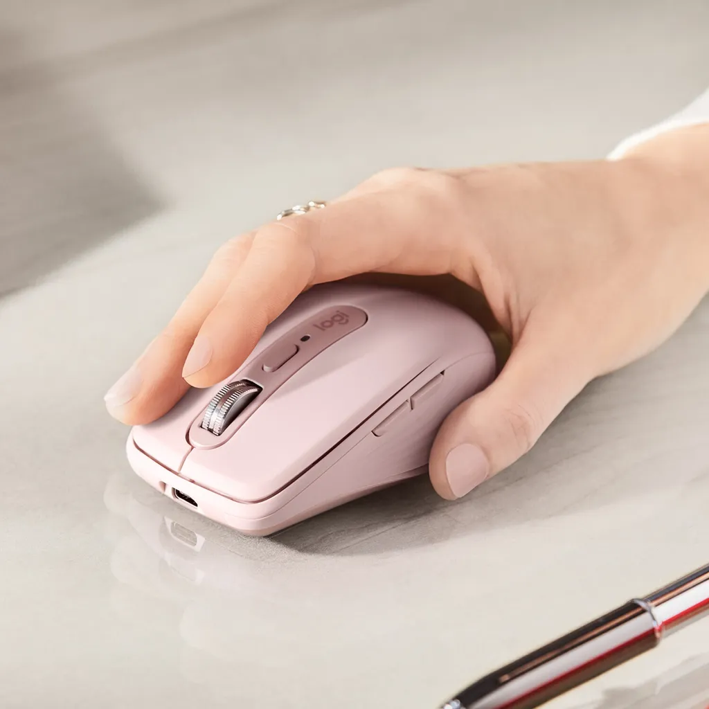 Logitech MX Anywhere 3 Souris Rose Laser Sans Fil Bluetooth 4000 DPI - 12
