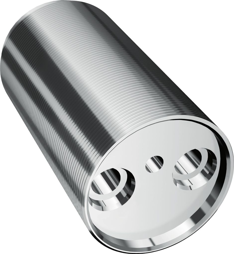 hansgrohe AXOR Starck Verlängerungsset, 80mm, für Duschsäule, chrom, 13608000