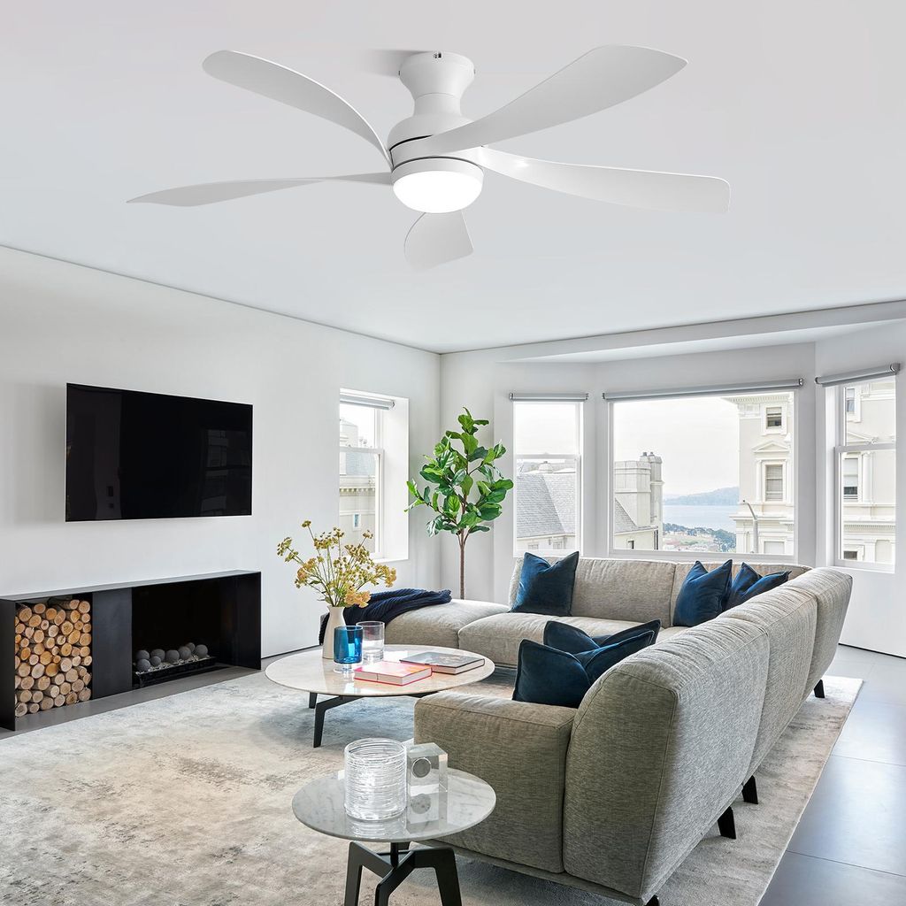 Sofucor Deckenventilator, 132 cm, mit Beleuchtung und Produktbild 