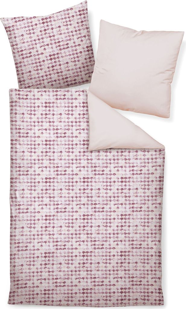 Janine Bettwäsche MOMENTS Mako-Satin BL 135x200 cm bunt Bettbezug Bettzeug