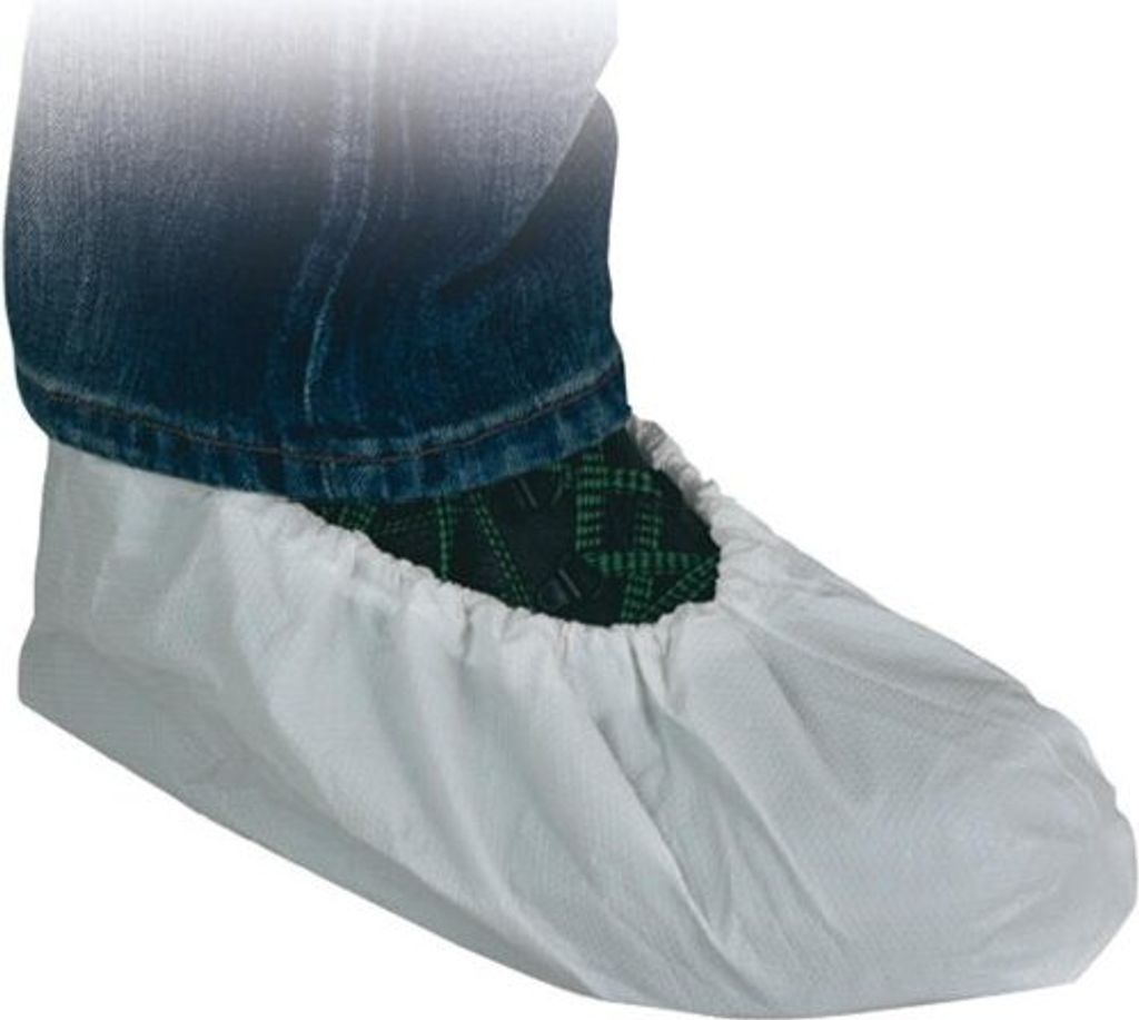 ASATEX Einwegüberschuh, PE, 17 cm hoch, weiß 50 Stk Produktbild 