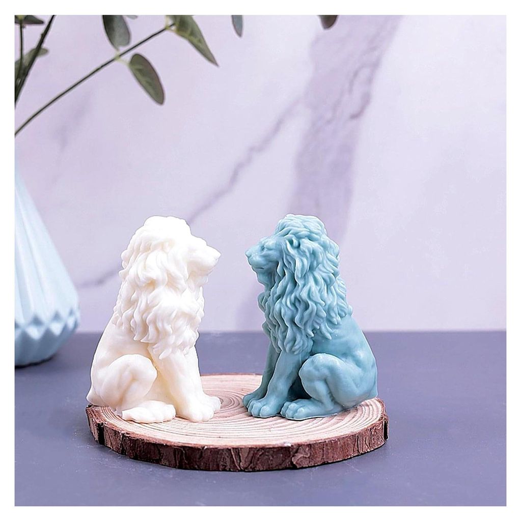 3D Löwe Silikonform für Kerzen, Seifen und n