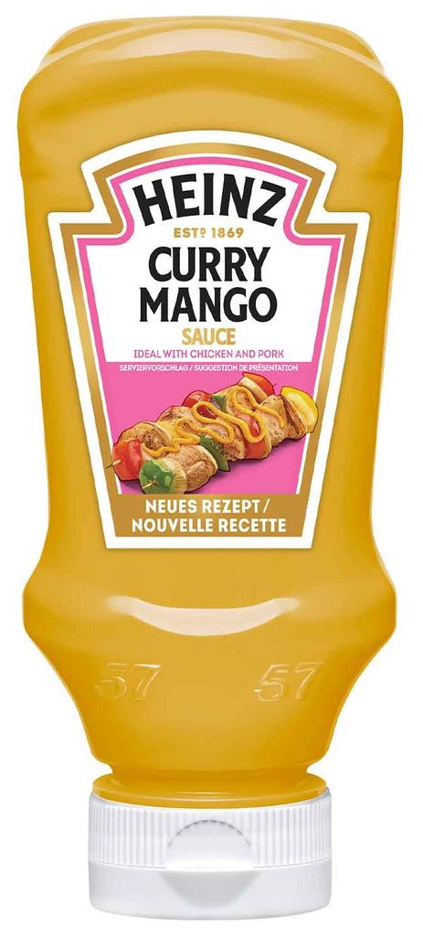 HEINZ 6880842002 HEINZ Curry-Mango-Sauce  220,0 ml, 1 St. Imagen del producto 