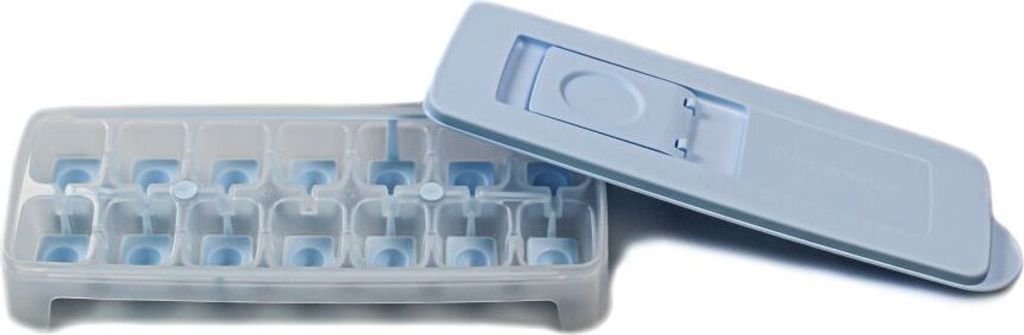 TUPPERWARE Gefrier-Behälter Eiswürfler hellblau-weiß G29 Produktbild 2