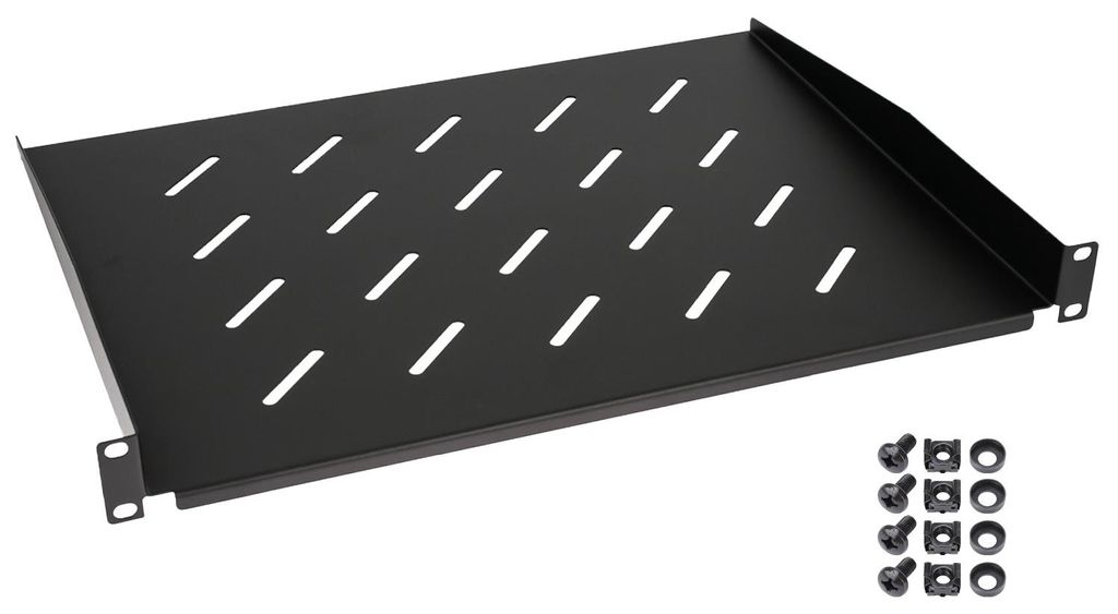 HMF 65499 Fachboden für Serverschrank | 19 Zoll | 1 HE | Produktbild 