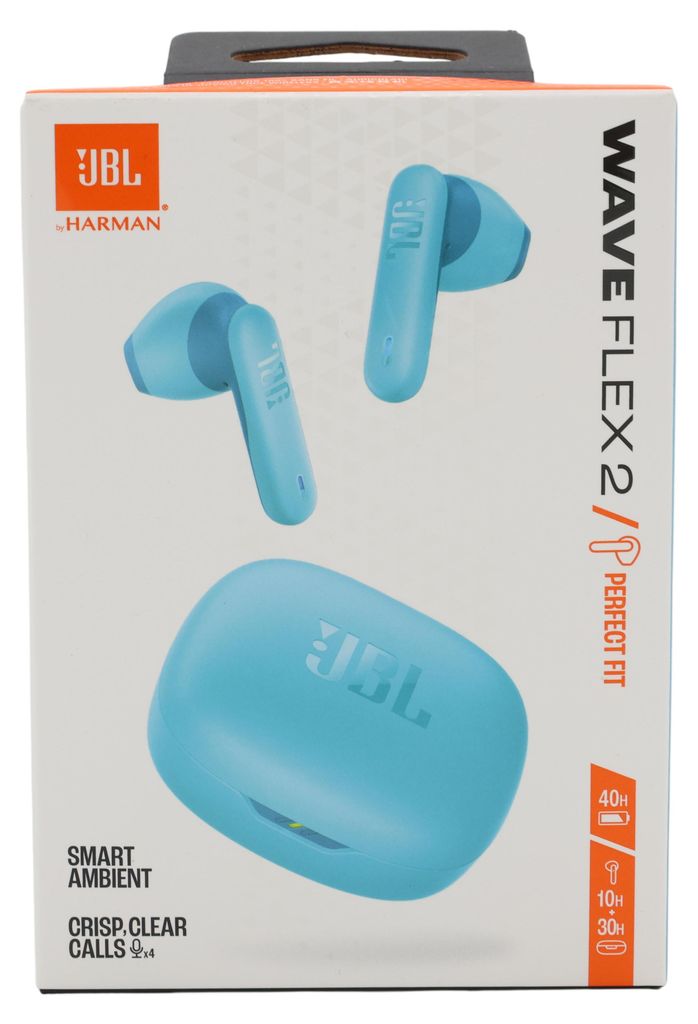 JBL Wave Flex 2, Kabellose Bluetooth-In-Ear-Kopfhrer, blau Produktbild 